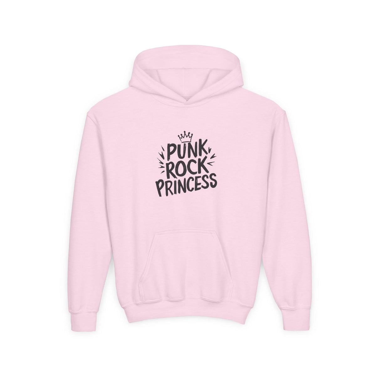 Punk Rock Princess Youth Hoodie CA Light Pink / S