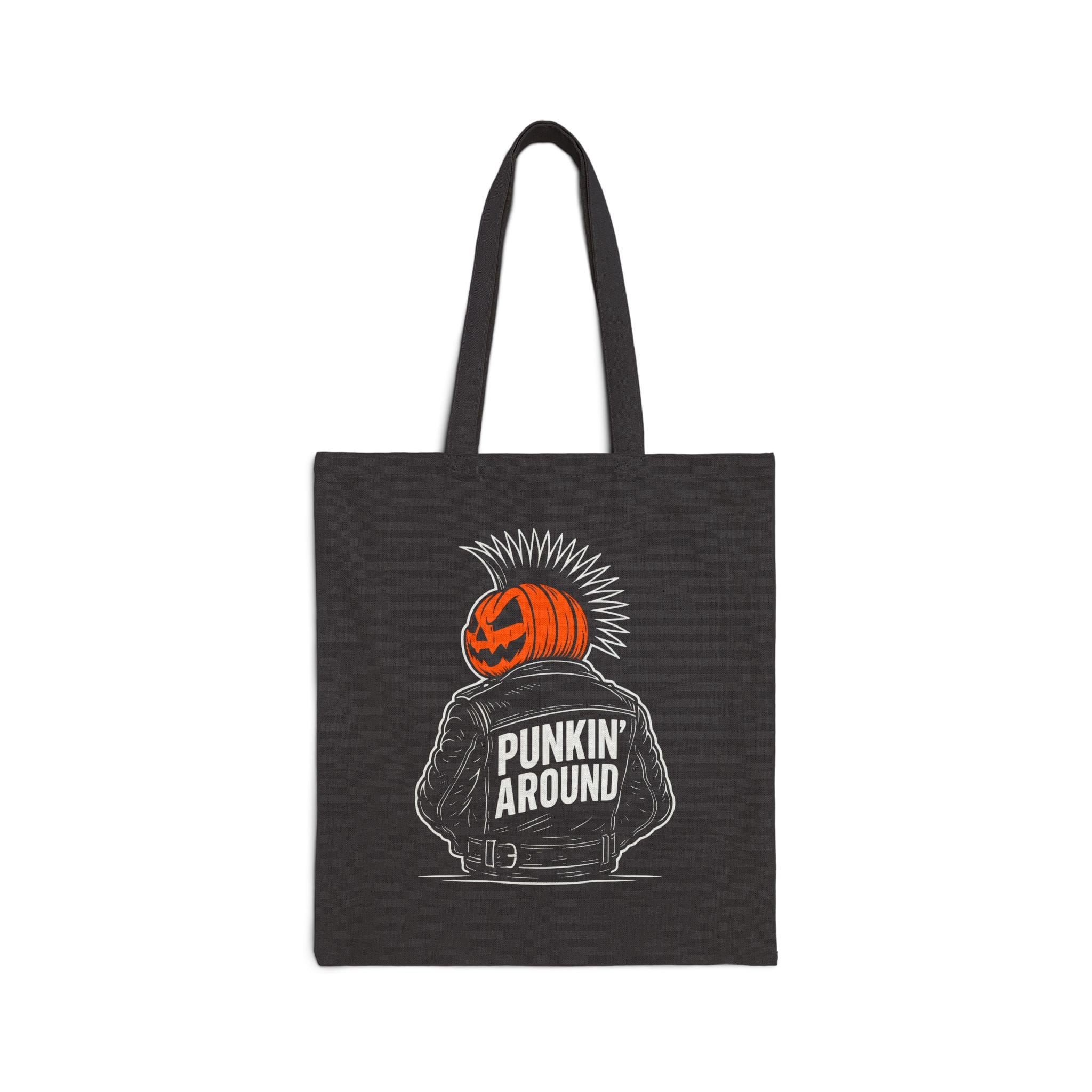 Punkin' Around Tote Bag Black / 15" x 16"