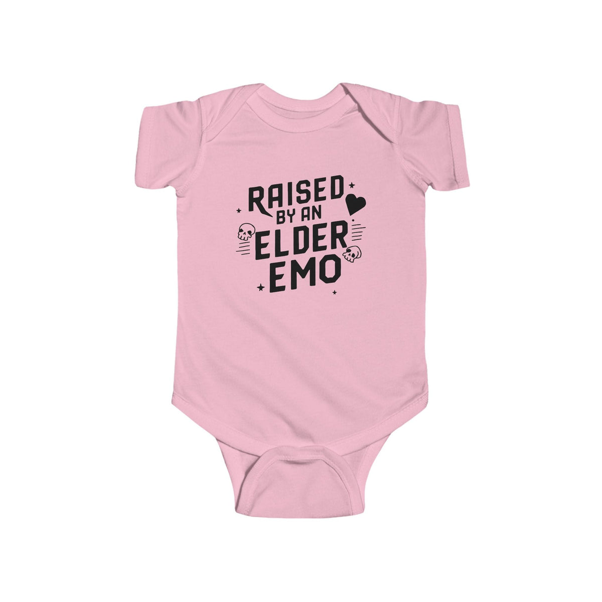 Raised by an Elder Emo - Onesie CA Pink / NB (0-3M)