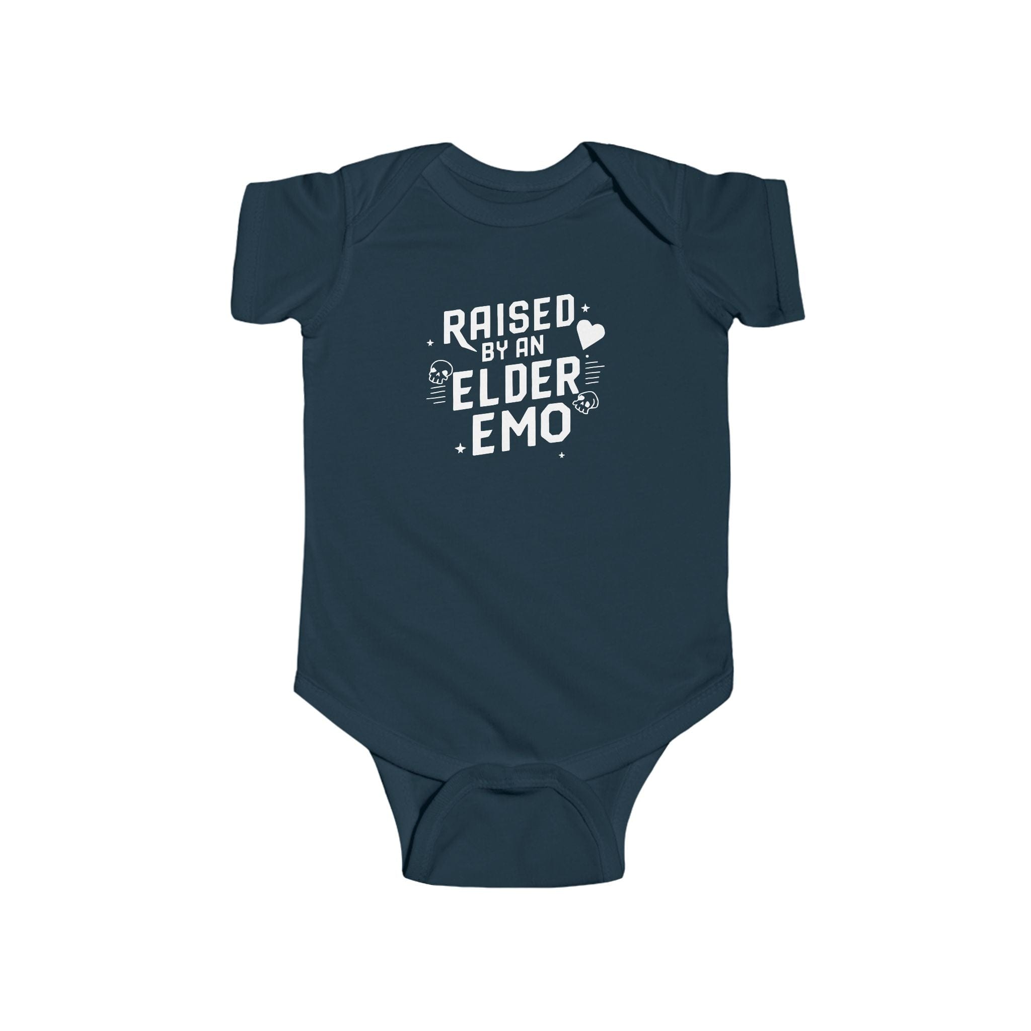Raised by an Elder Emo - Onesie Navy / NB (0-3M)