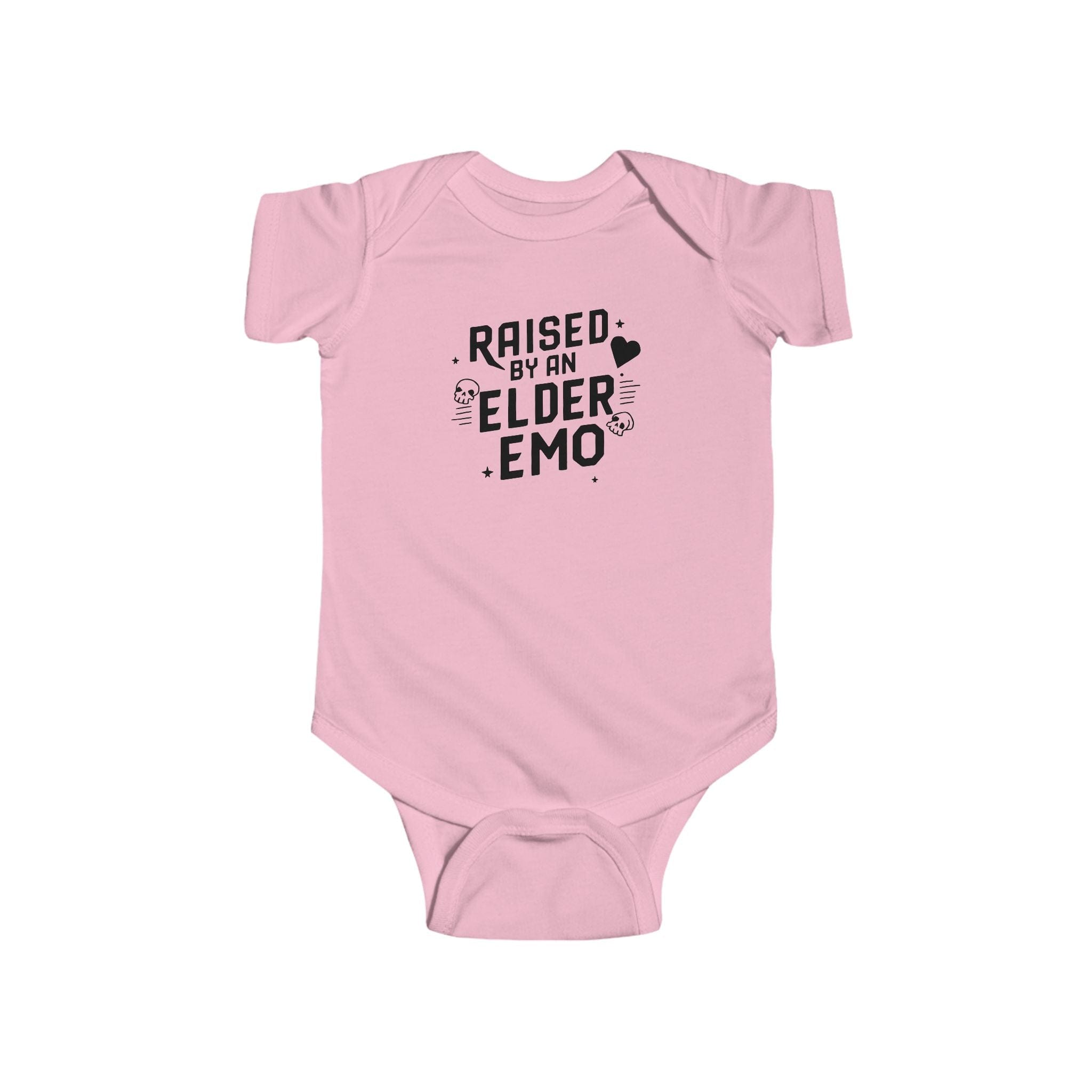 Raised by an Elder Emo - Onesie Pink / NB (0-3M)