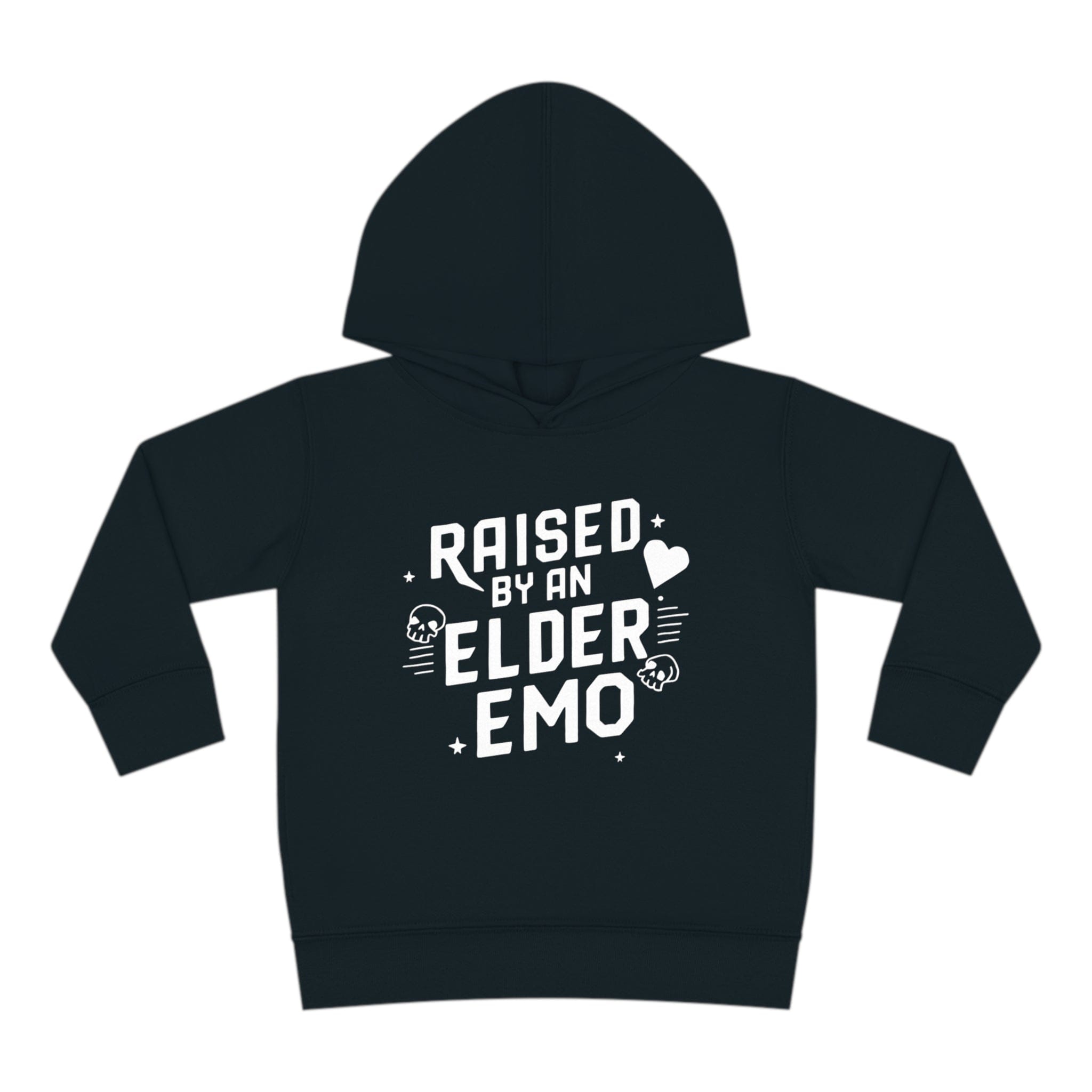 Raised By An Elder Emo Toddler Hoodie Black / 2T