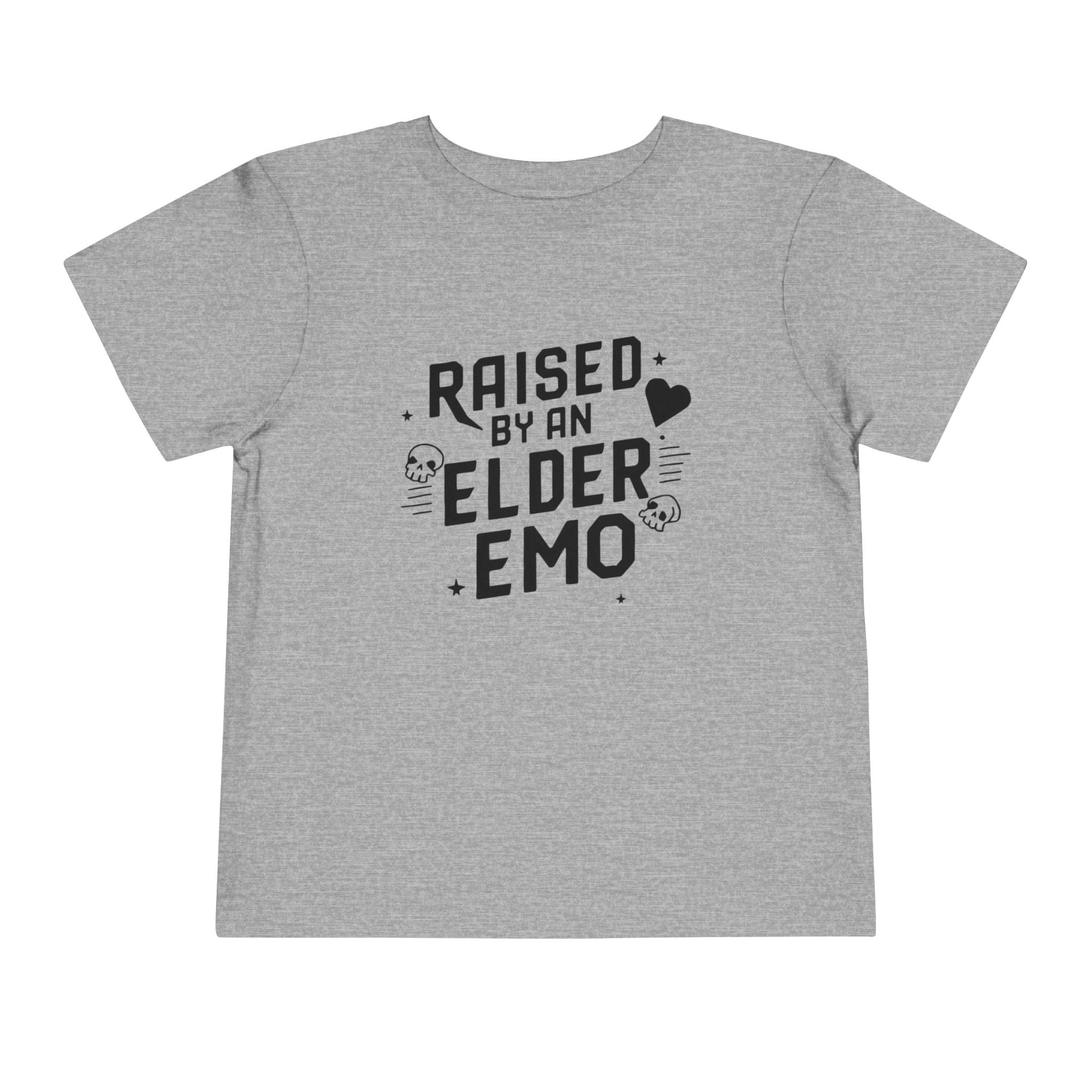 Raised by an Elder Emo - Toddler Tee Athletic Heather / 2T