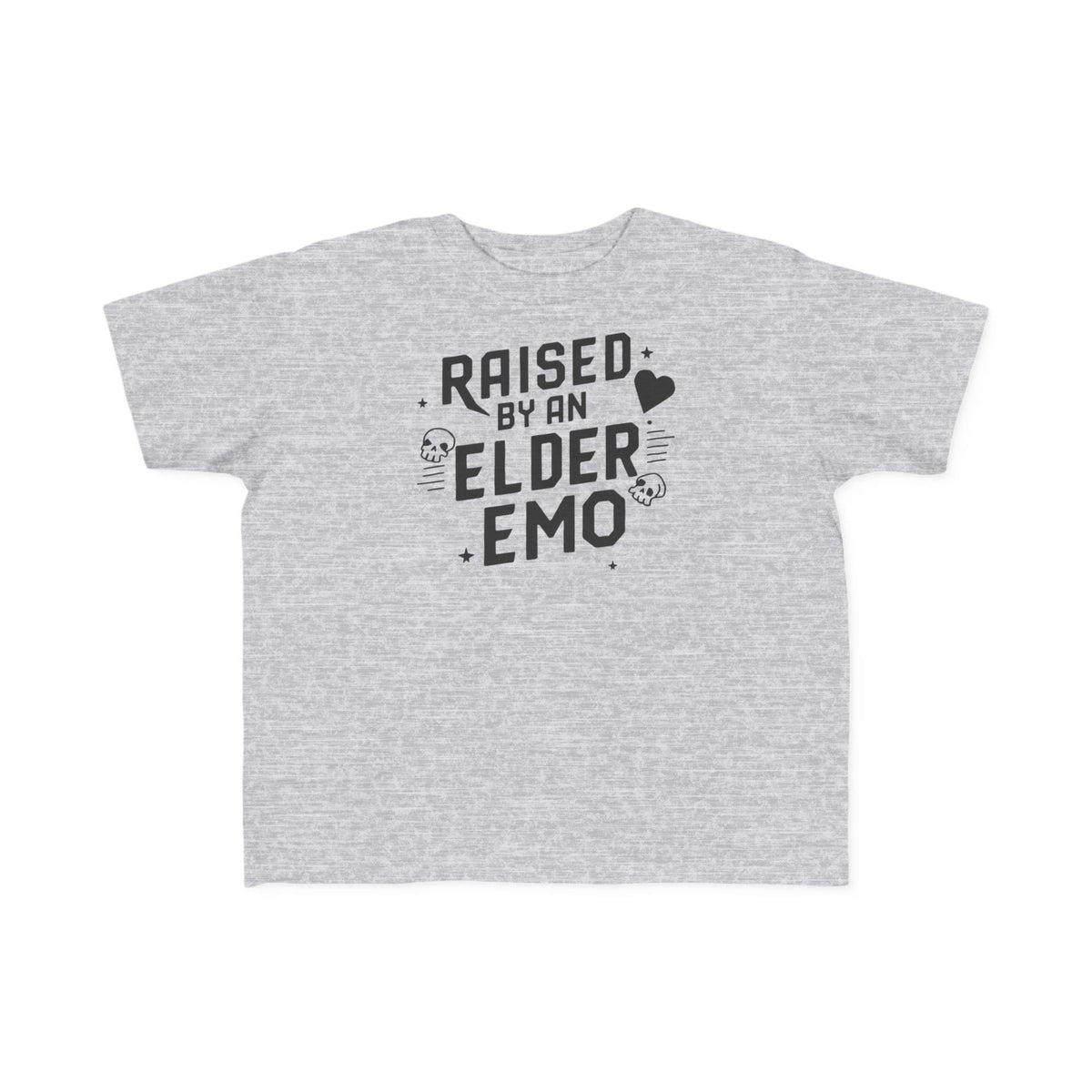 Raised by an Elder Emo - Toddler Tee CA Heather / 2T