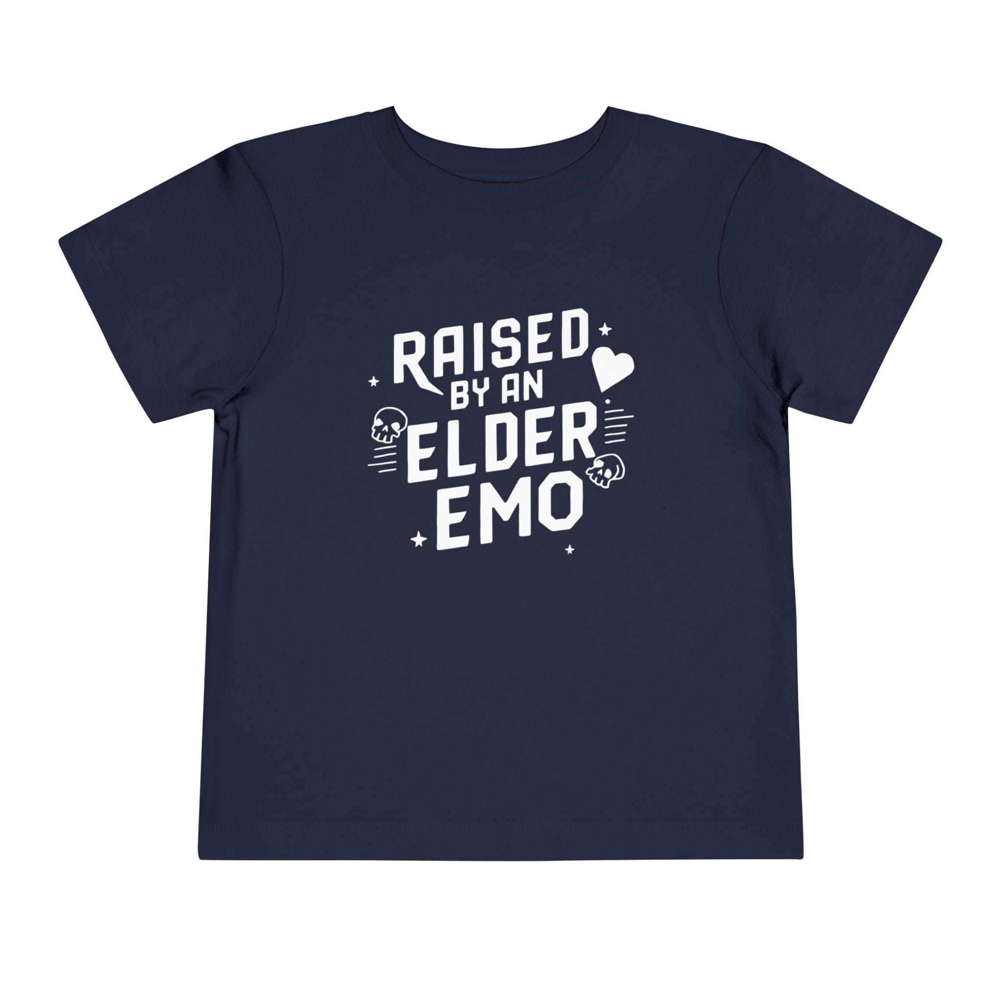 Raised by an Elder Emo - Toddler Tee Navy / 2T