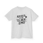 Raised by an Elder Emo - Youth Tee Ash / XL