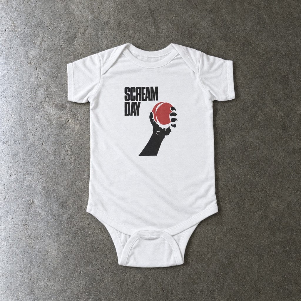 Scream Day - Onesie CA White / NB (0-3M)