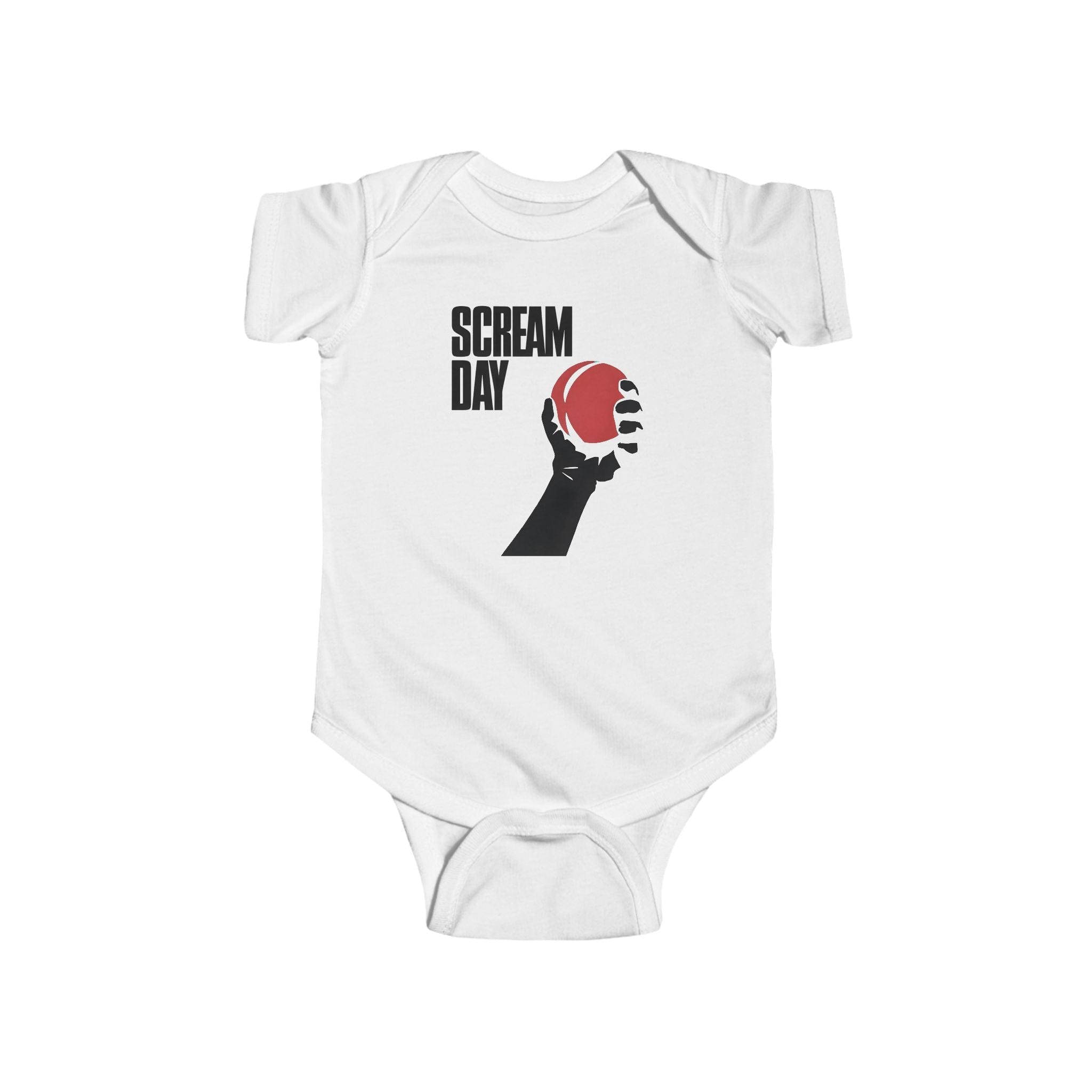 Scream Day - Onesie White / NB (0-3M)