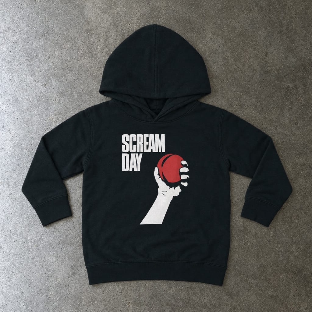 Scream Day Toddler Hoodie Black / 2T