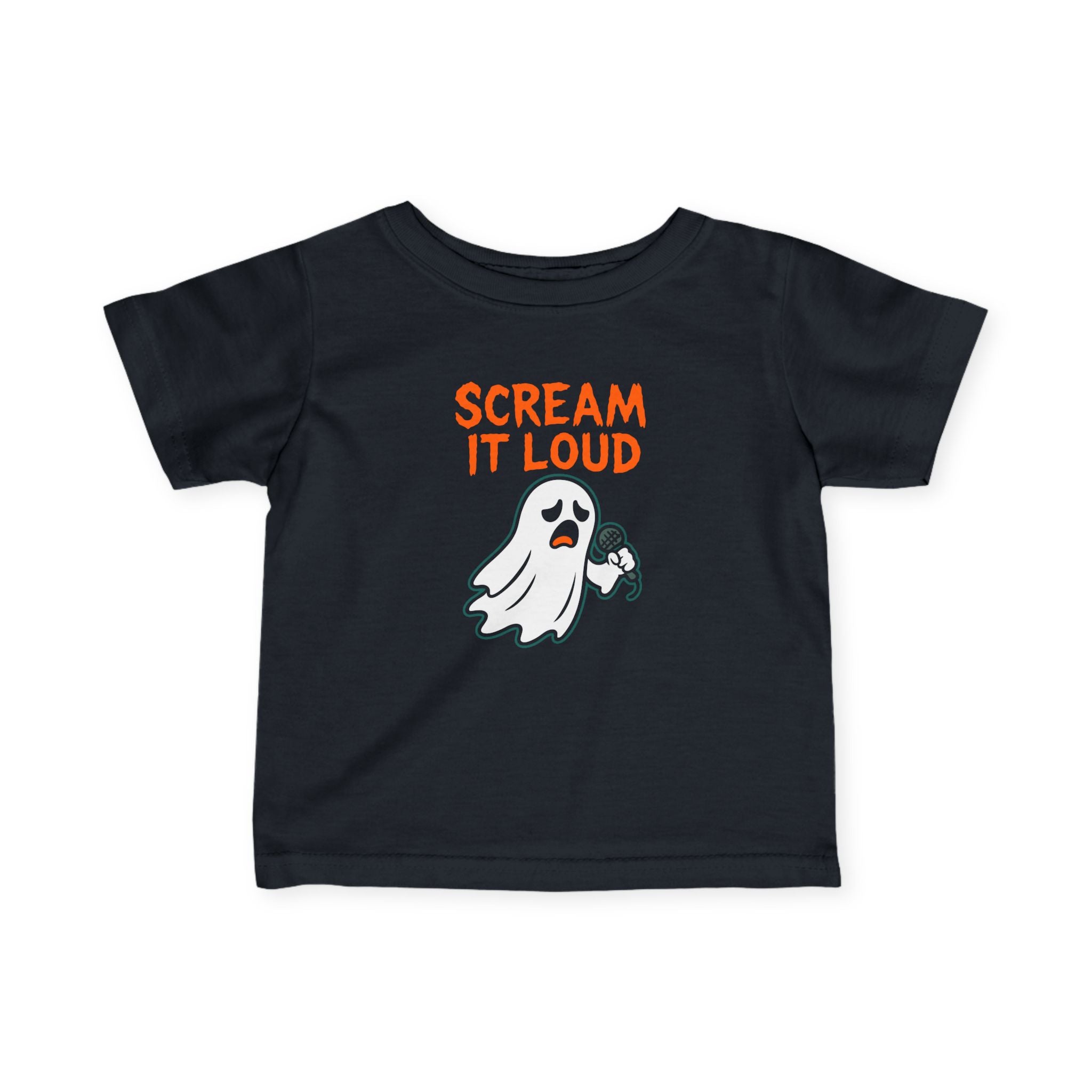 Scream It Loud Infant Tee Black / 6M