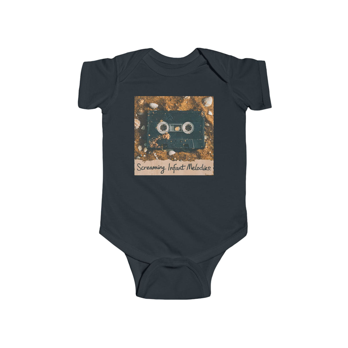 Screaming Infant Melodies - Onesie CA Black / NB (0-3M)