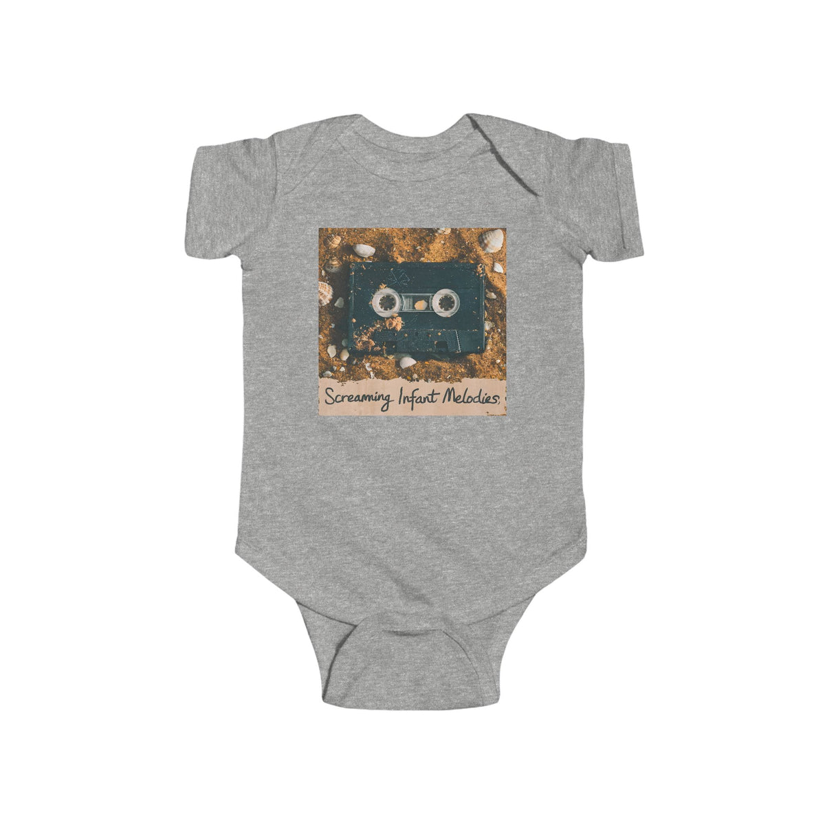 Screaming Infant Melodies - Onesie CA Heather / NB (0-3M)