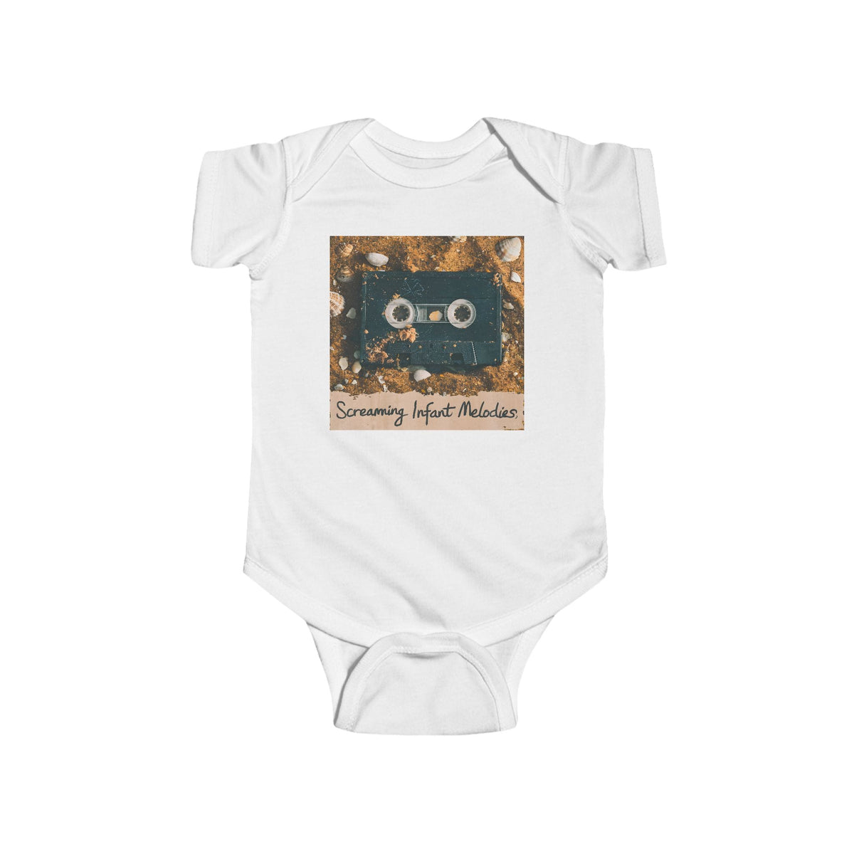 Screaming Infant Melodies - Onesie CA White / NB (0-3M)