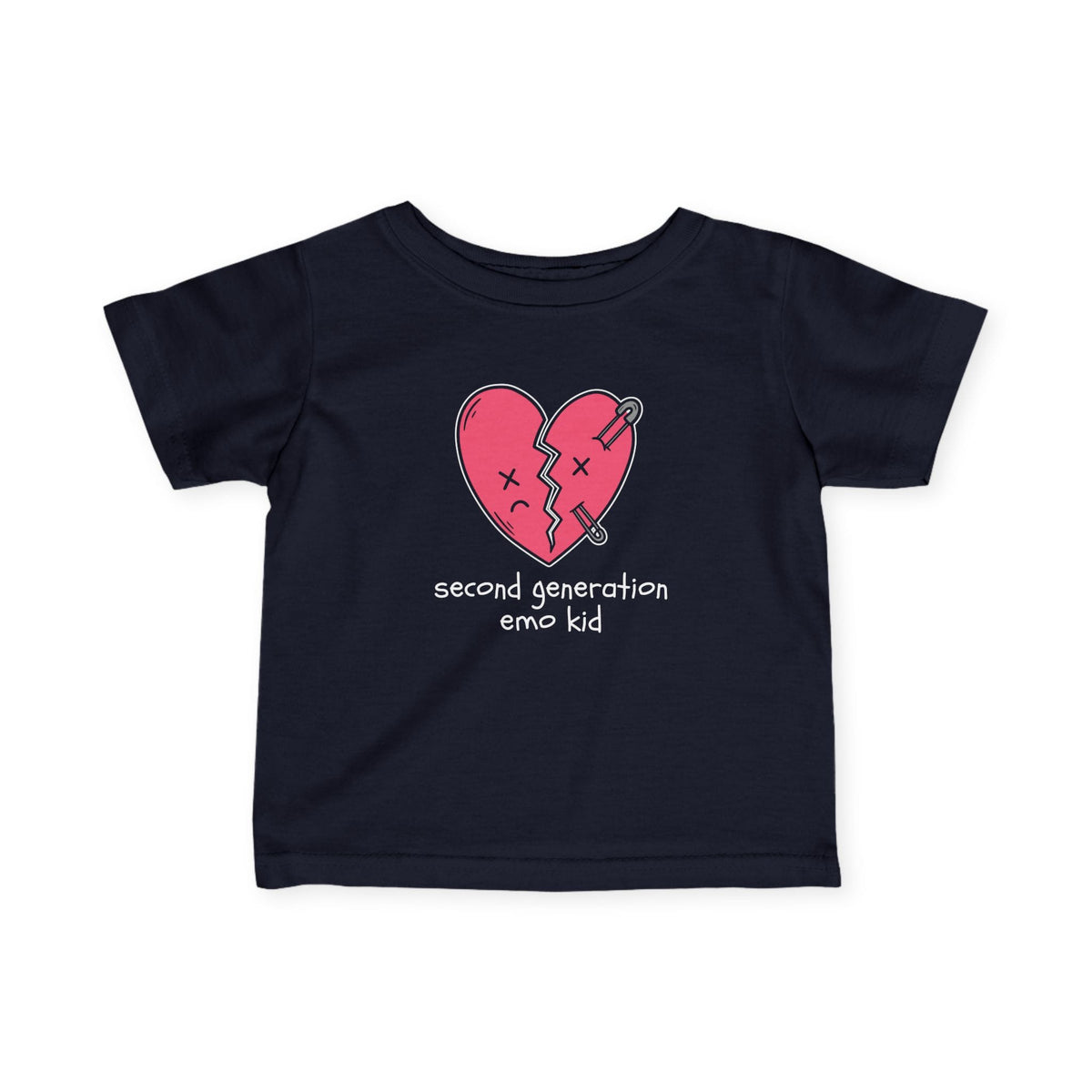 Second Generation Emo Kid 2.0 Baby Tee 6M / Navy