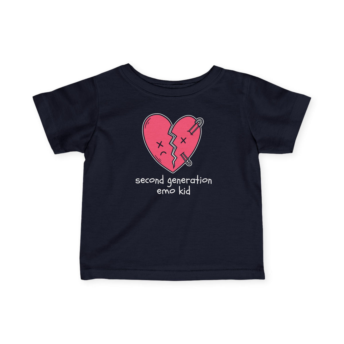 Second Generation Emo Kid 2.0 Baby Tee Navy / 6M