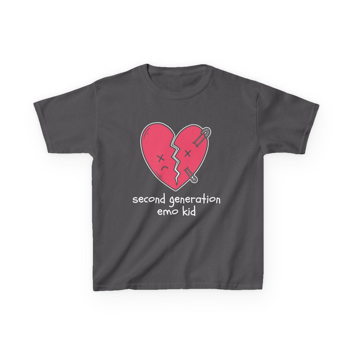 Second Generation Emo Kid 2.0 Youth Tee Charcoal / S