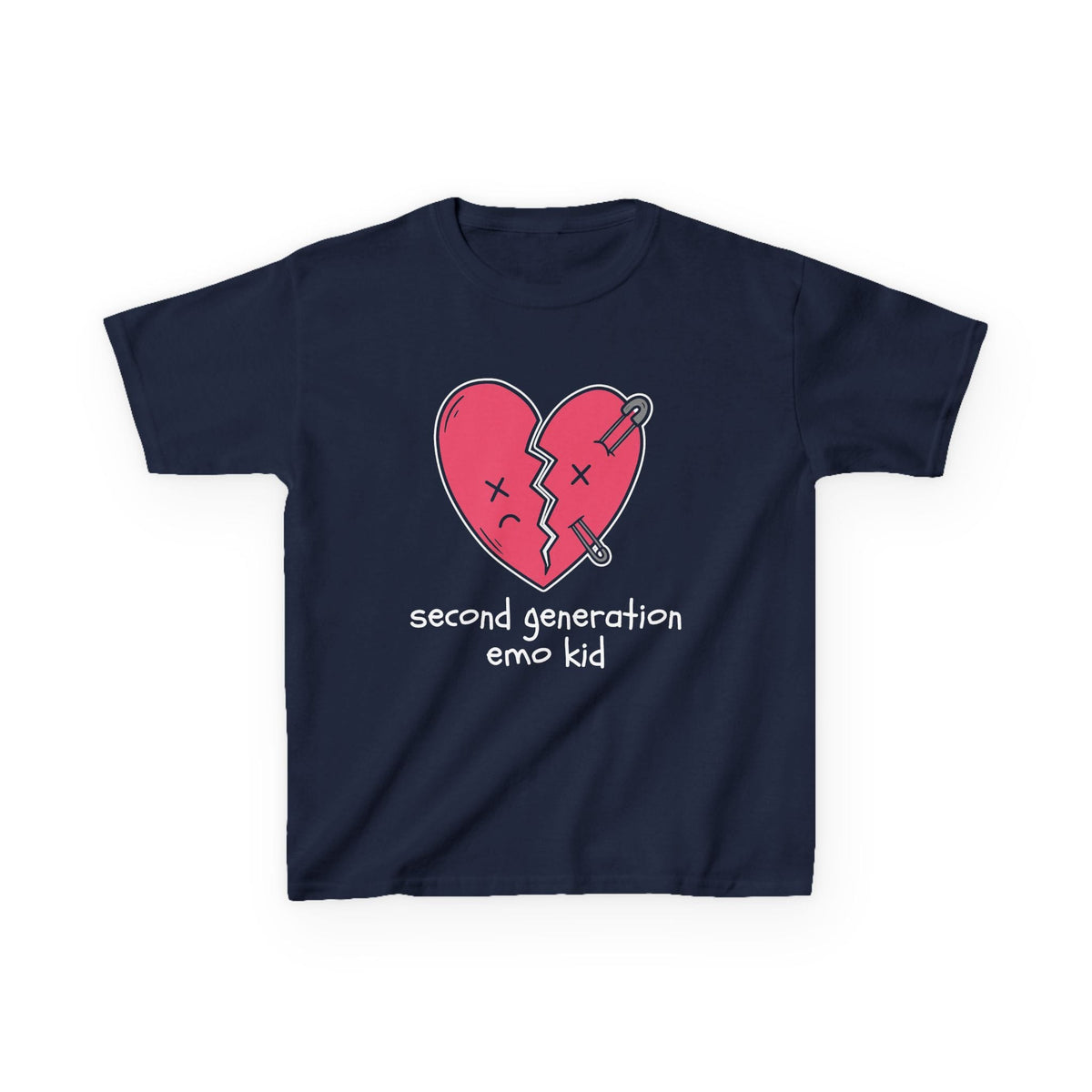 Second Generation Emo Kid 2.0 Youth Tee Navy / XS