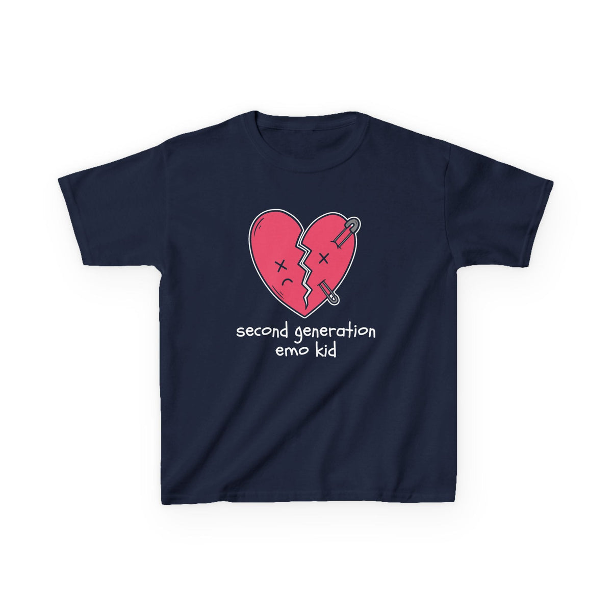 Second Generation Emo Kid 2.0 Youth Tee XS / Navy