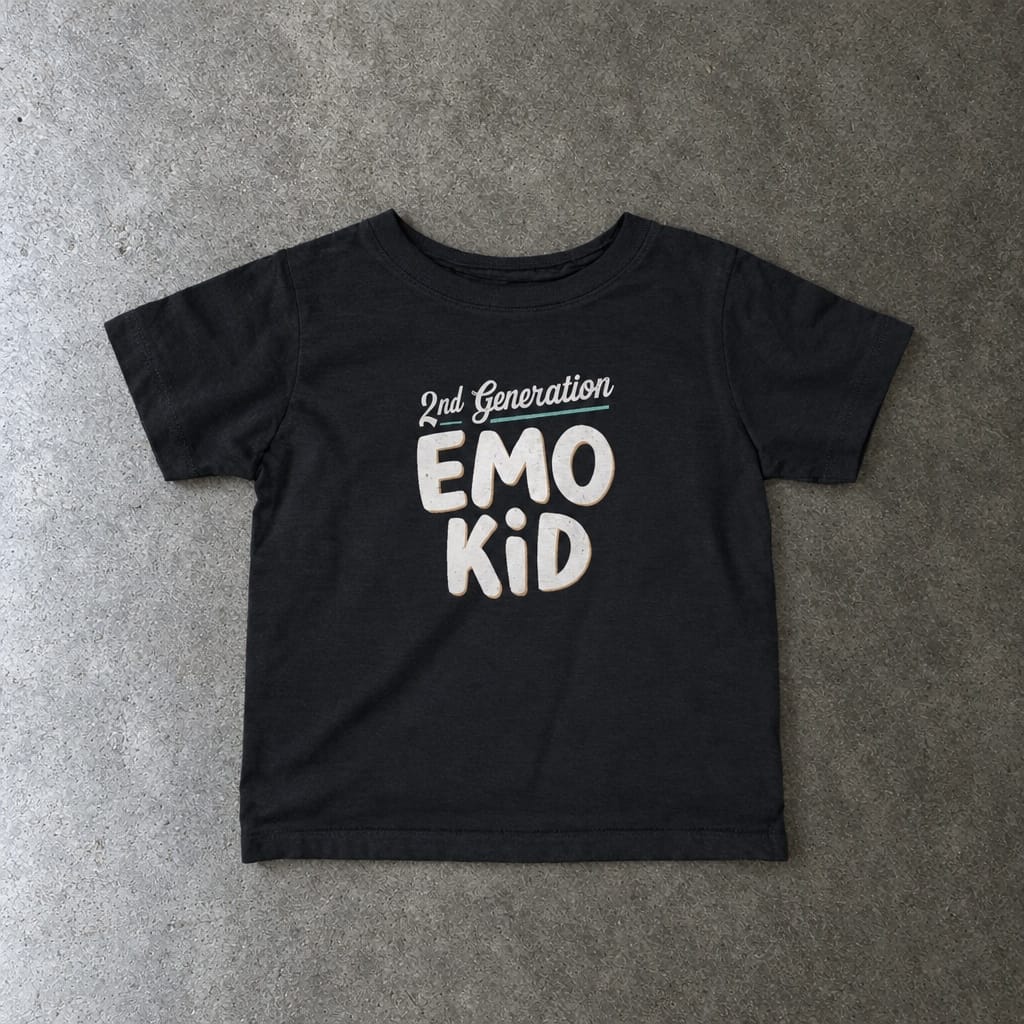 Second Generation Emo Kid- Infant Tee Black / 6M