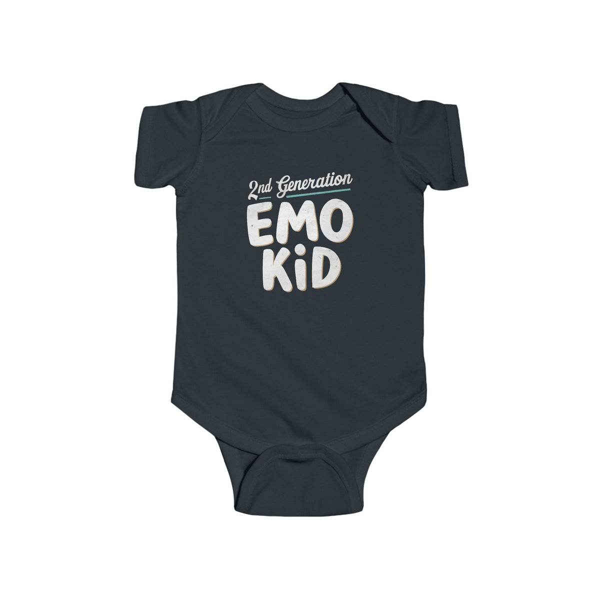 Second Generation Emo Kid - Onesie CA Black / NB (0-3M)