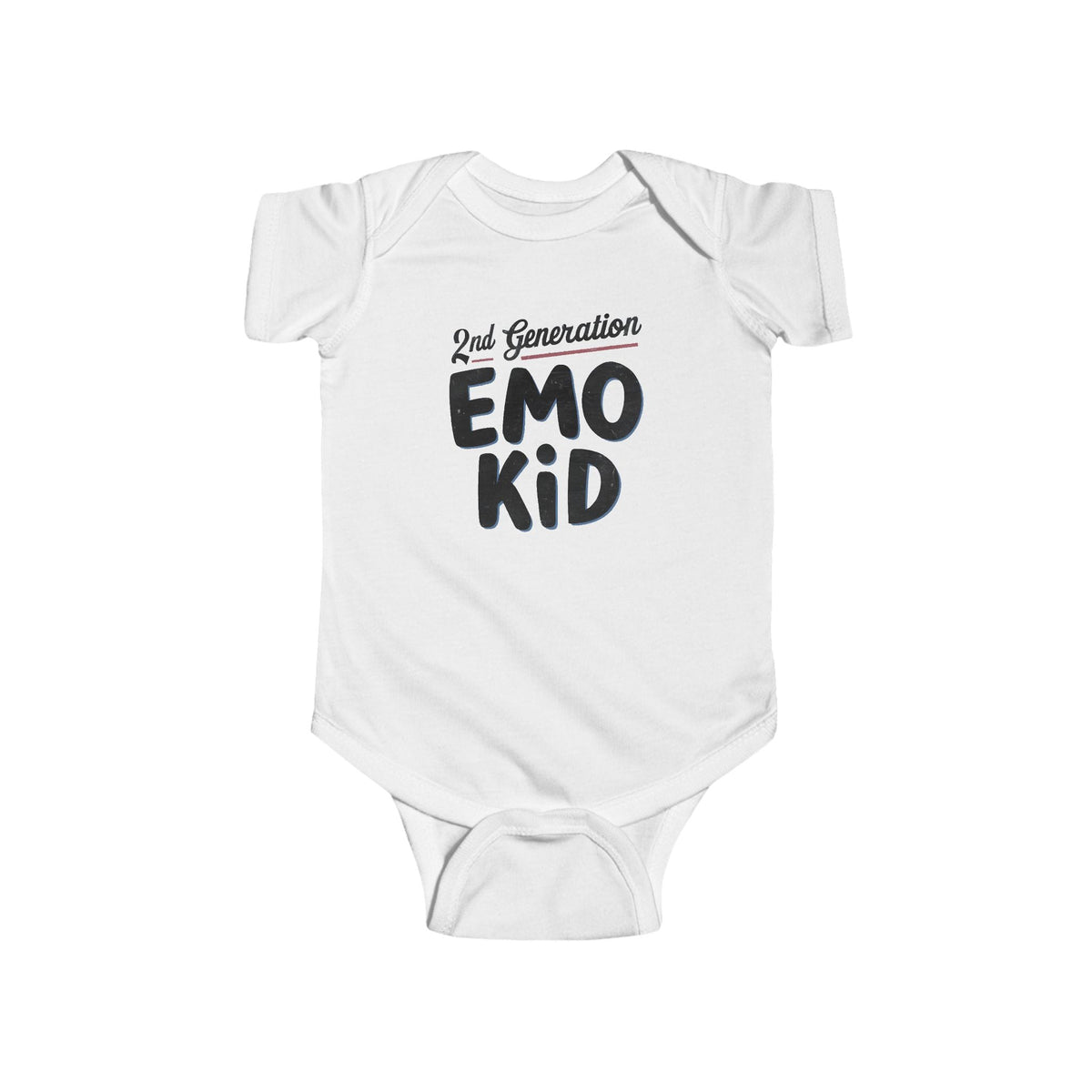 Second Generation Emo Kid - Onesie CA White / NB (0-3M)
