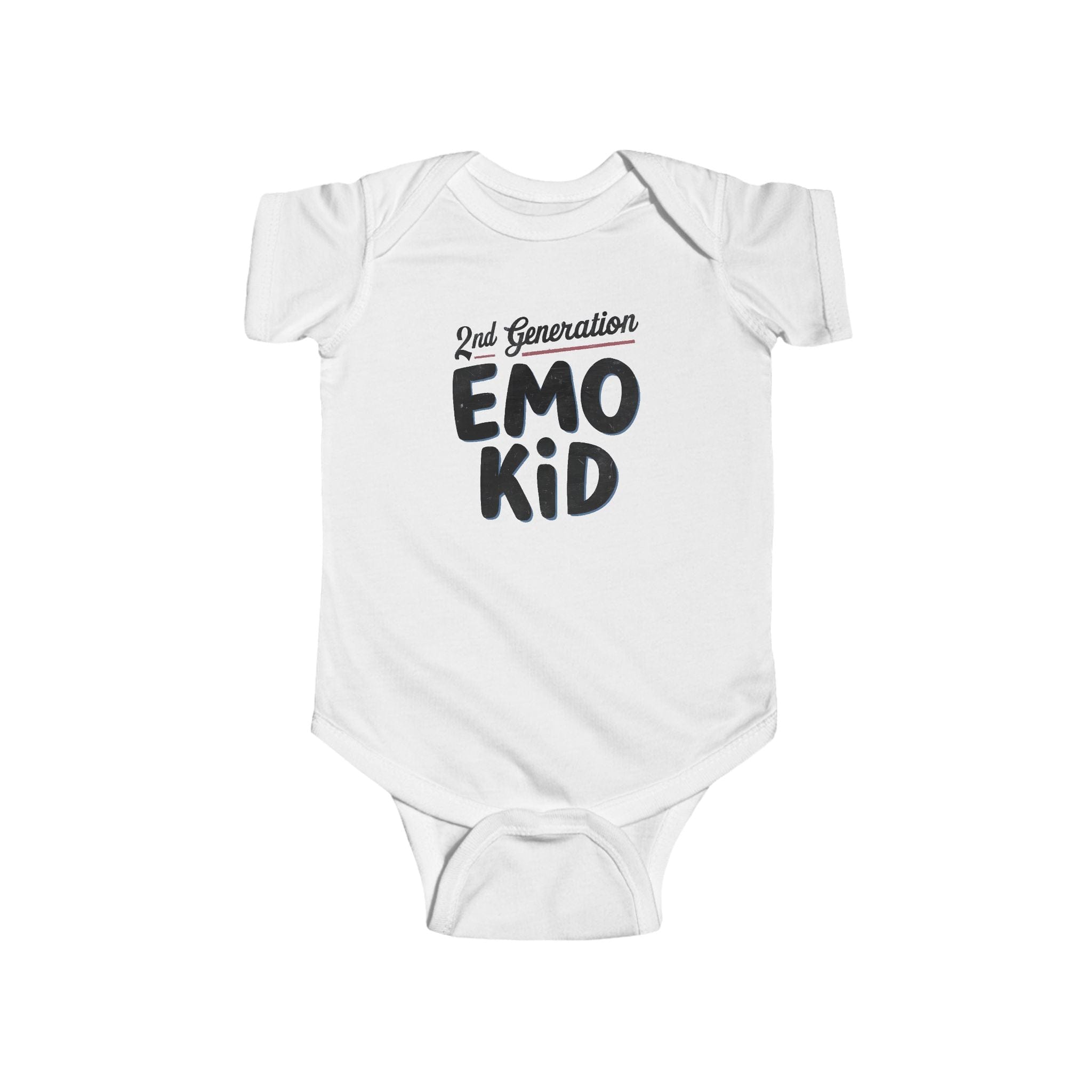 Second Generation Emo Kid - Onesie White / NB (0-3M)