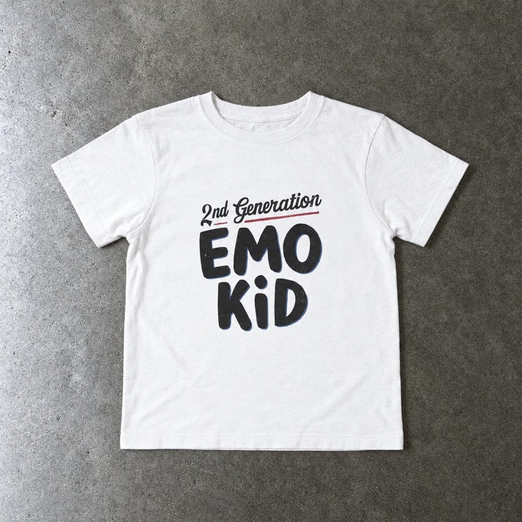 Second Generation Emo Kid - Toddler Tee CA White / 2T