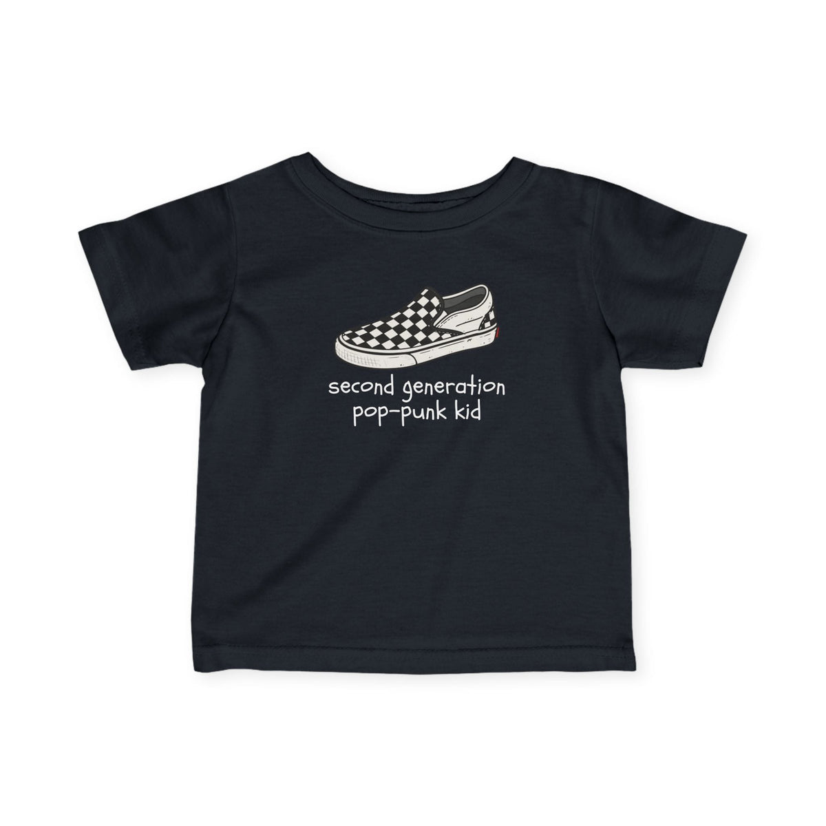 Second Generation Pop-punk Kid 2.0 Baby Tee 6M / Black