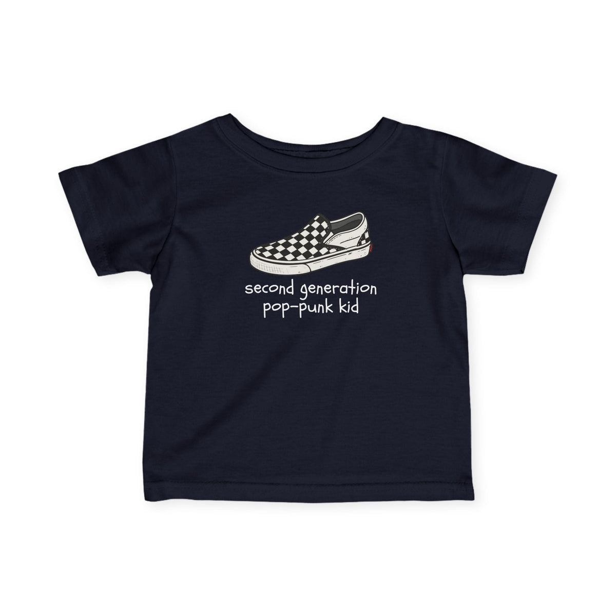 Second Generation Pop-punk Kid 2.0 Baby Tee 6M / Navy