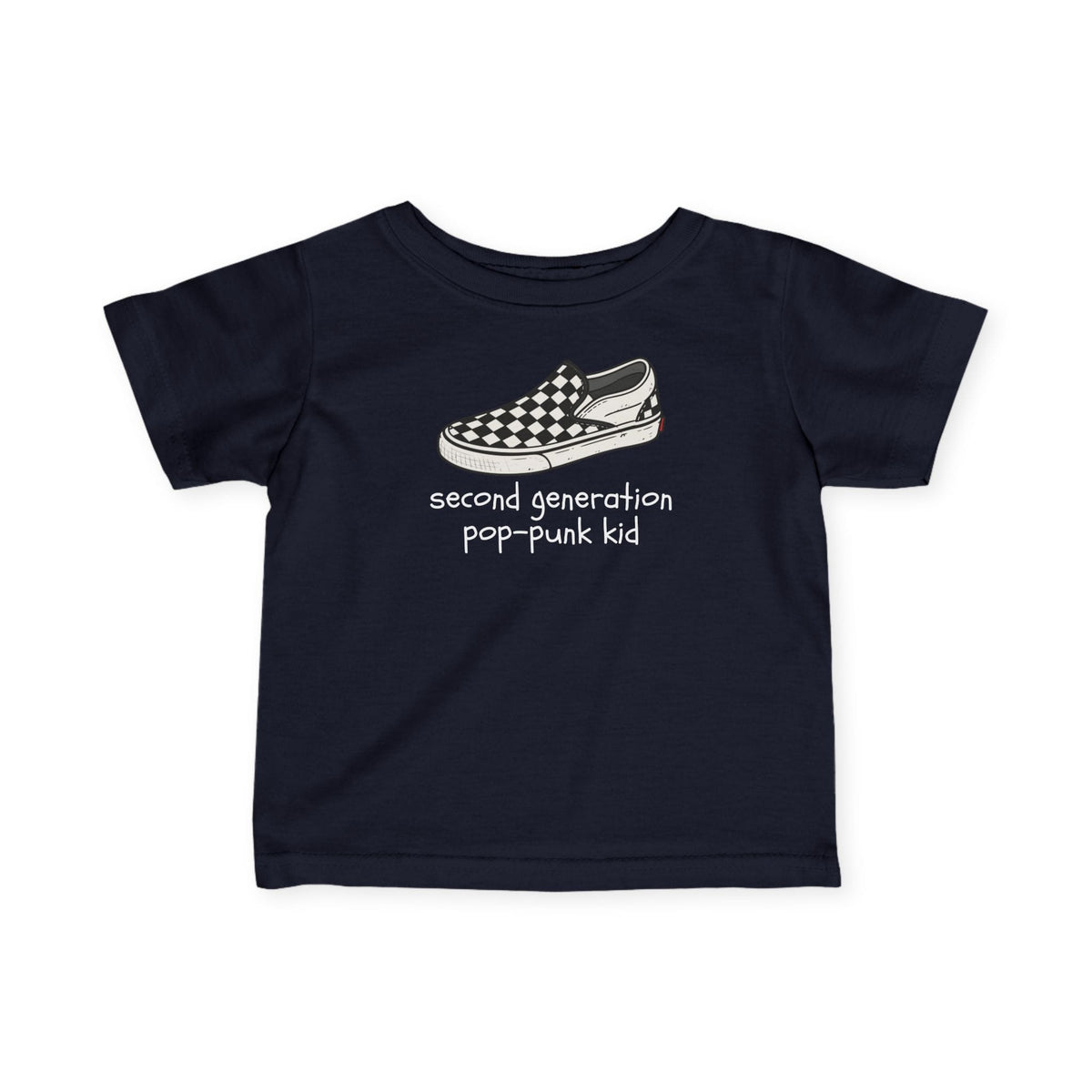 Second Generation Pop-punk Kid 2.0 Baby Tee Navy / 6M
