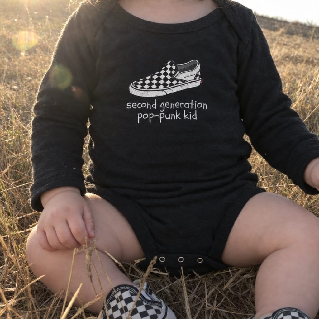 Second Generation Pop-punk Kid 2.0 Long Sleeve Bodysuit