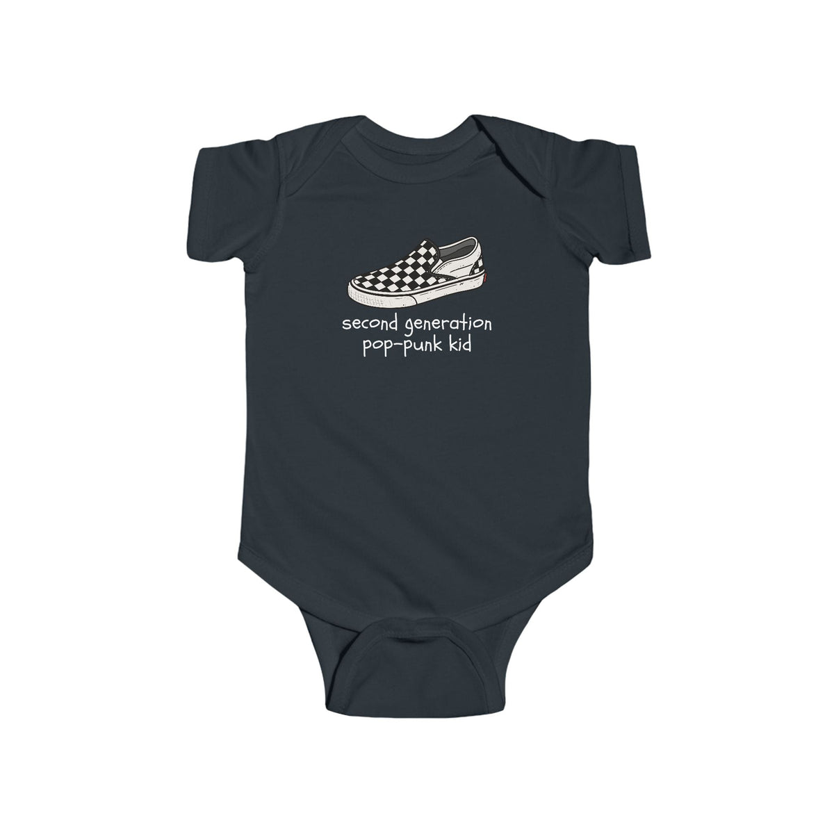 Second Generation Pop-punk Kid 2.0 Onesie (US) Black / NB (0-3M)