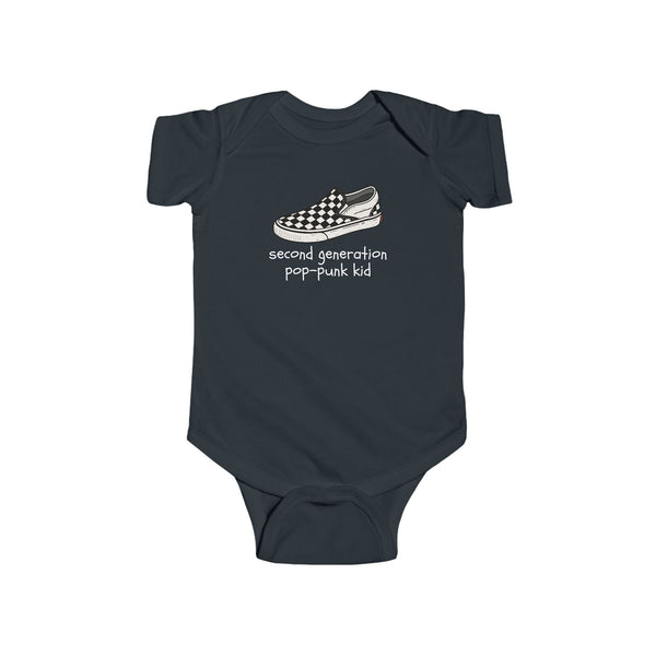 Second Generation Pop-punk Kid 2.0 Onesie (US) Black / NB (0-3M)