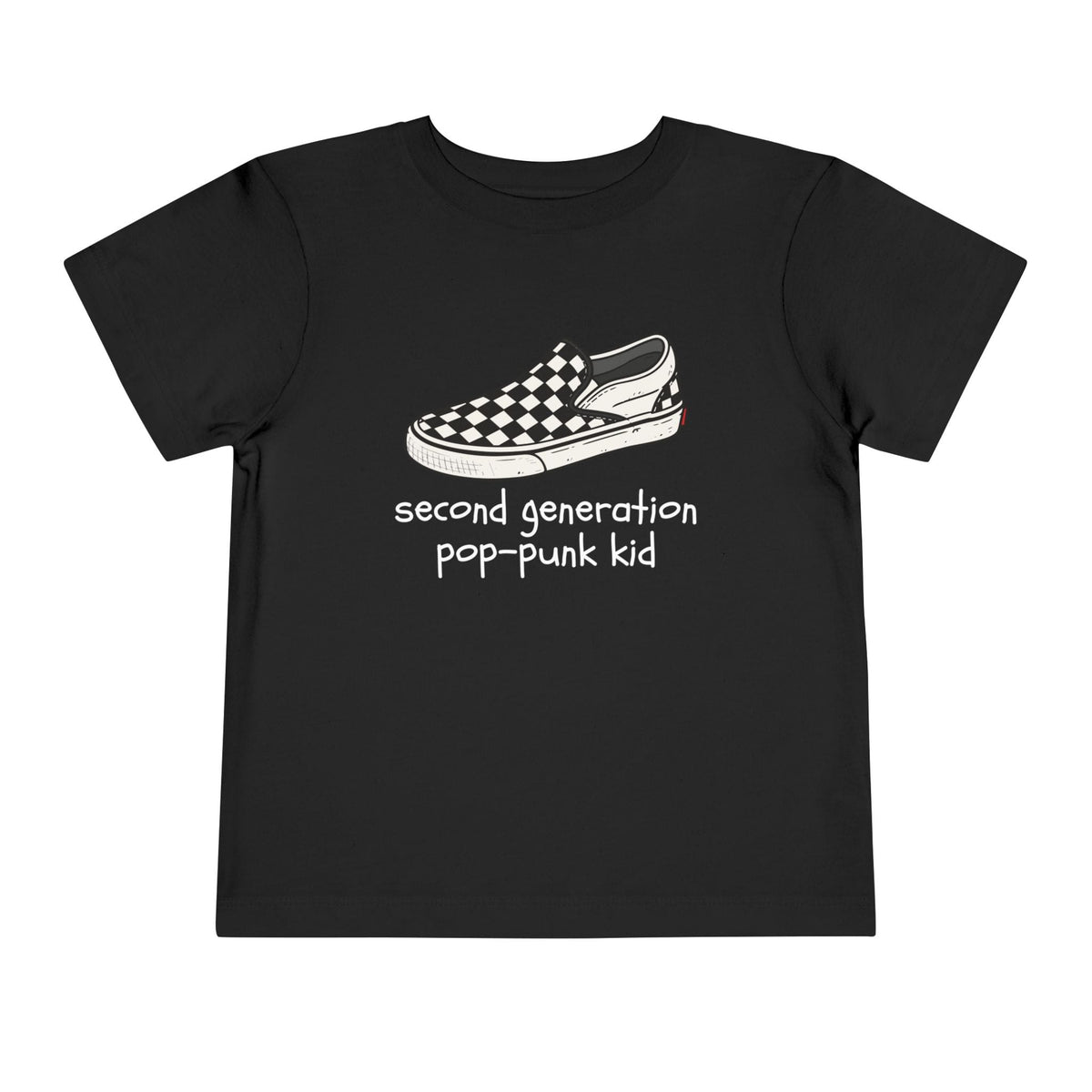 Second Generation Pop-punk Kid 2.0 Toddler Tee Black / 2T