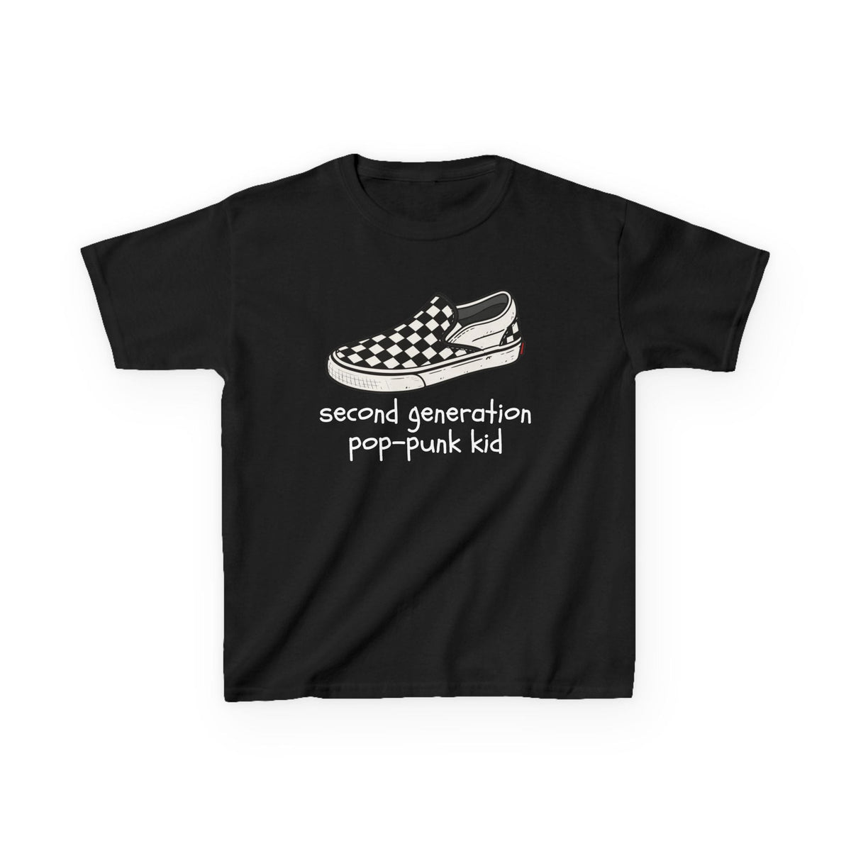 Second Generation Pop-punk Kid 2.0 Youth Tee Black / XS