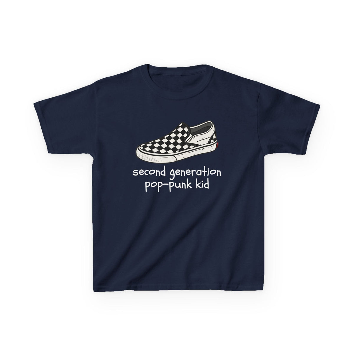 Second Generation Pop-punk Kid 2.0 Youth Tee Navy / XS