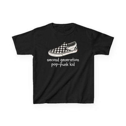 Second Generation Pop-punk Kid 2.0 Youth Tee S / Black