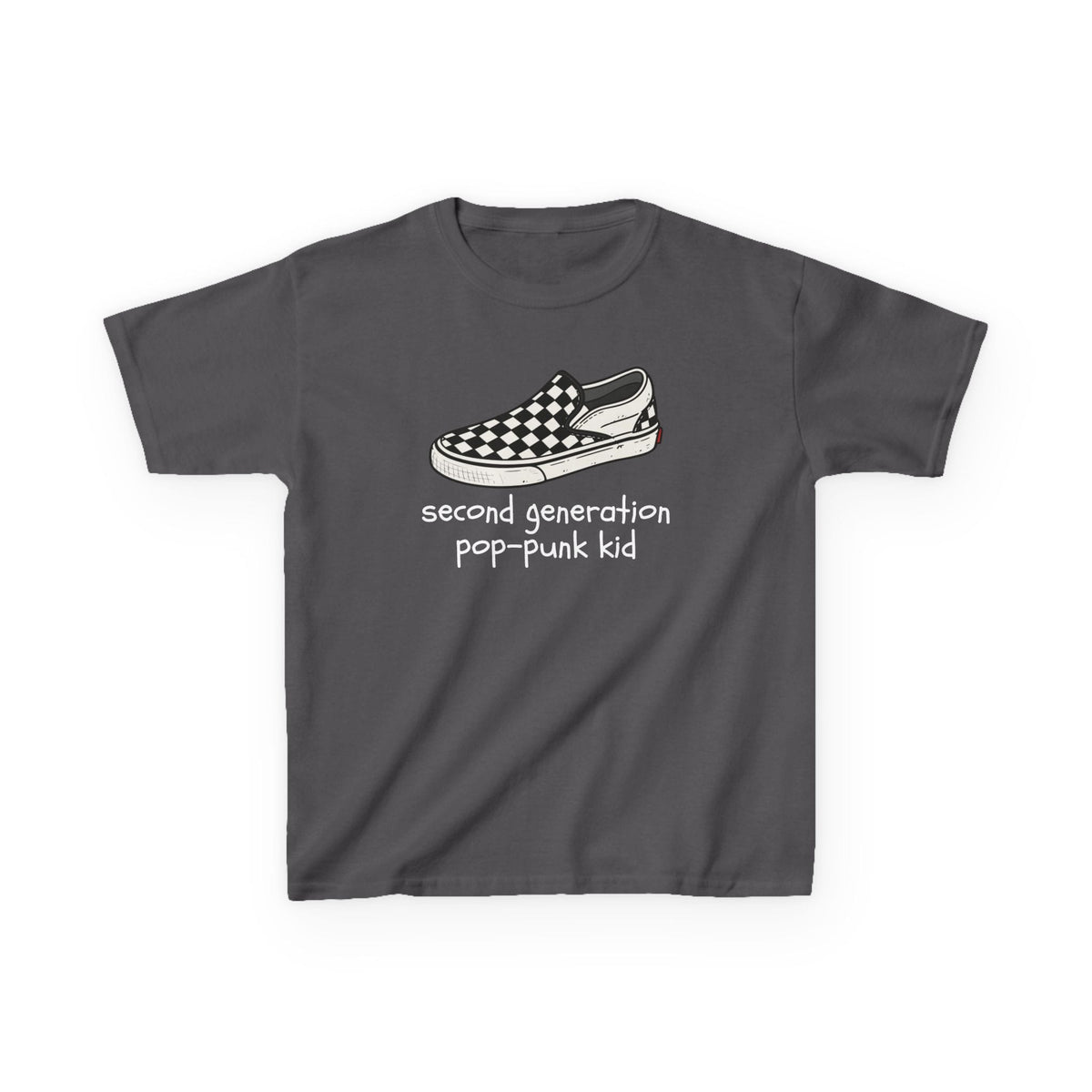 Second Generation Pop-punk Kid 2.0 Youth Tee XS / Charcoal