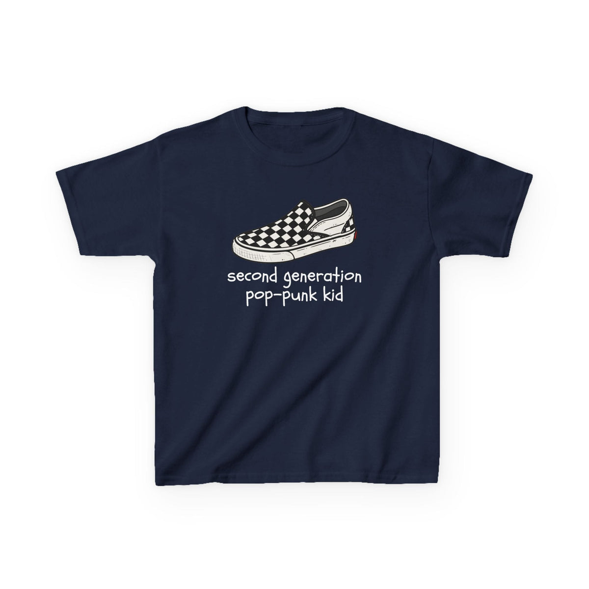 Second Generation Pop-punk Kid 2.0 Youth Tee XS / Navy