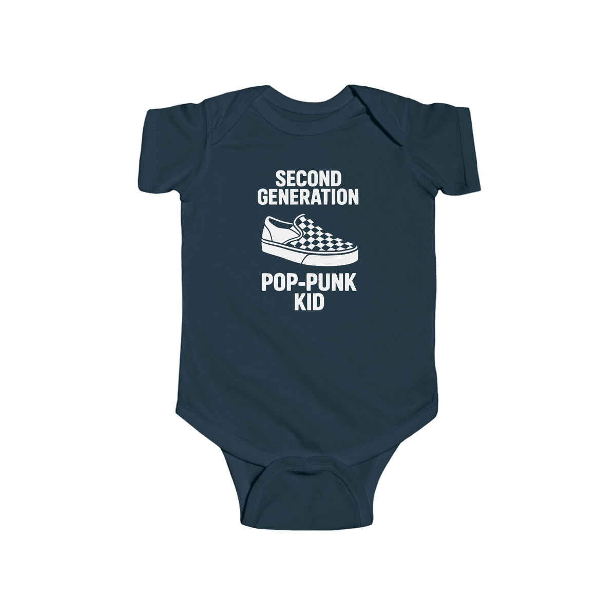 Second Generation Pop-Punk Kid - Onesie CA Navy / NB (0-3M)