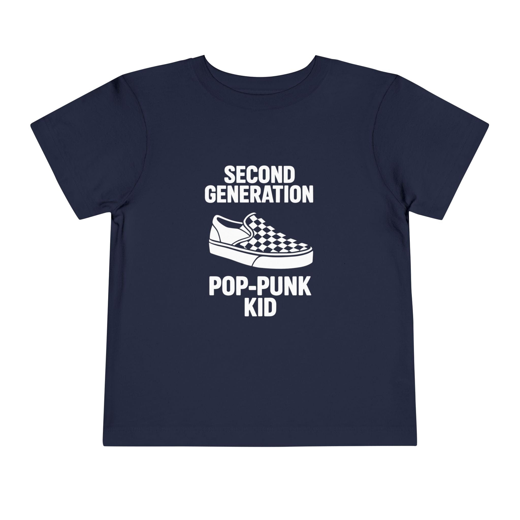 Second Generation Pop-Punk Kid - Toddler Tee Navy / 2T