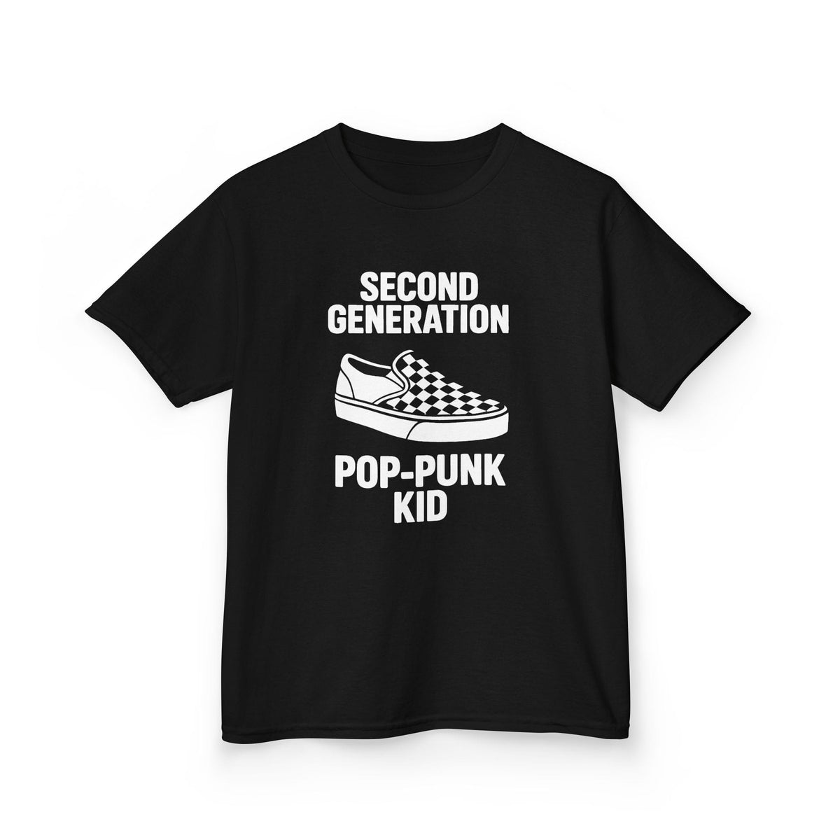 Second Generation Pop-Punk Kid - Youth Tee CA XS / Black