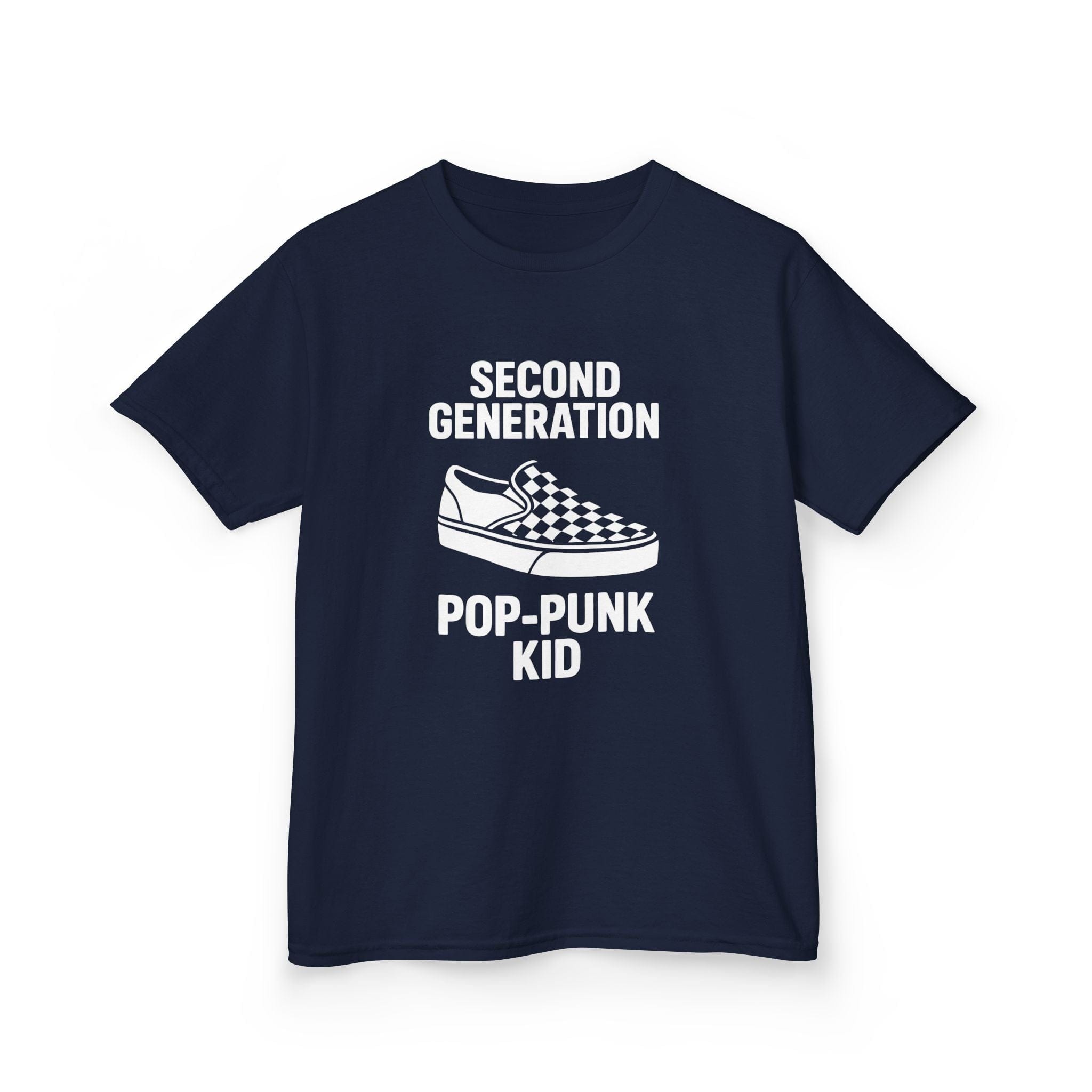 Second Generation Pop-Punk Kid - Youth Tee Navy / XS