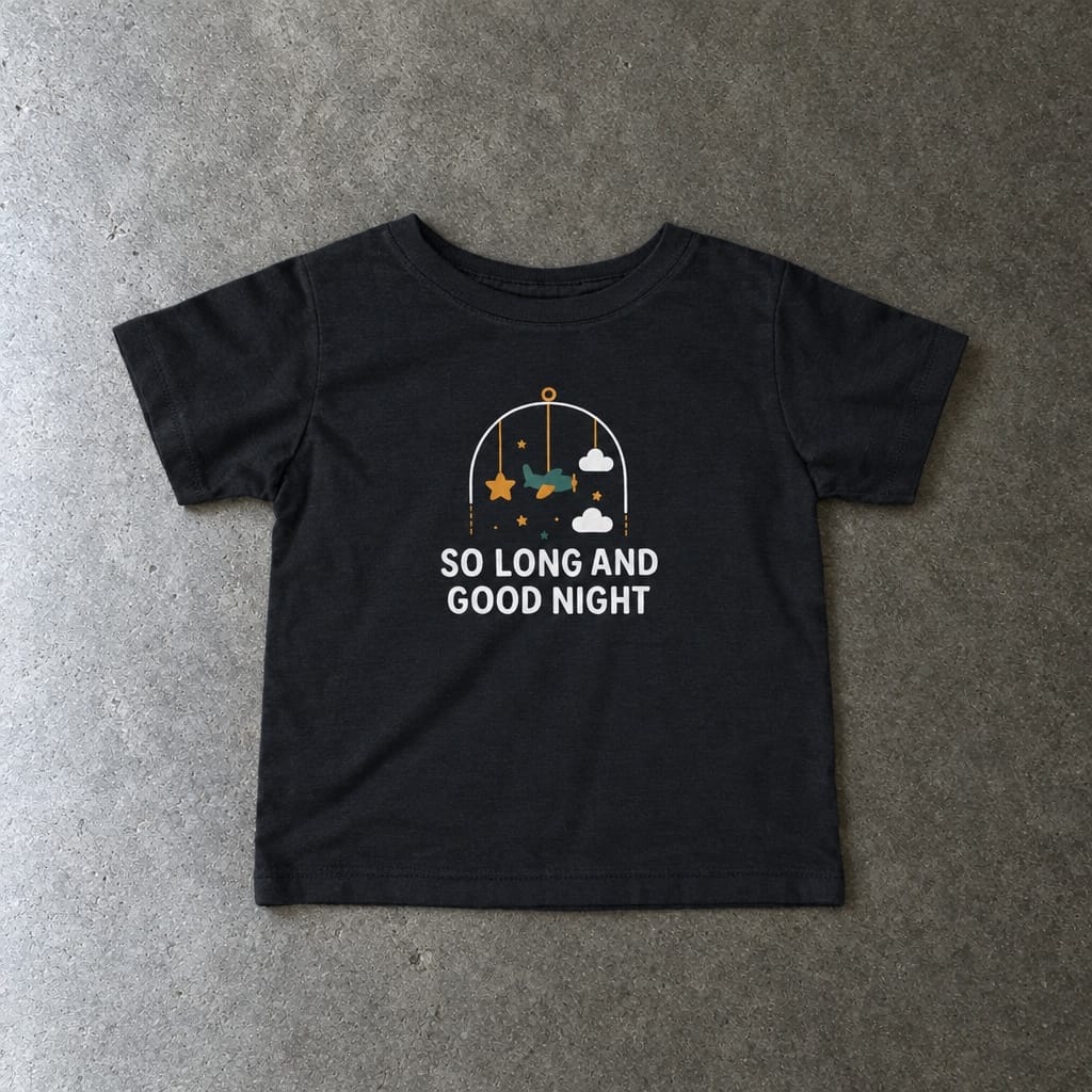 So Long and Good Night - Infant Tee Black / 6M