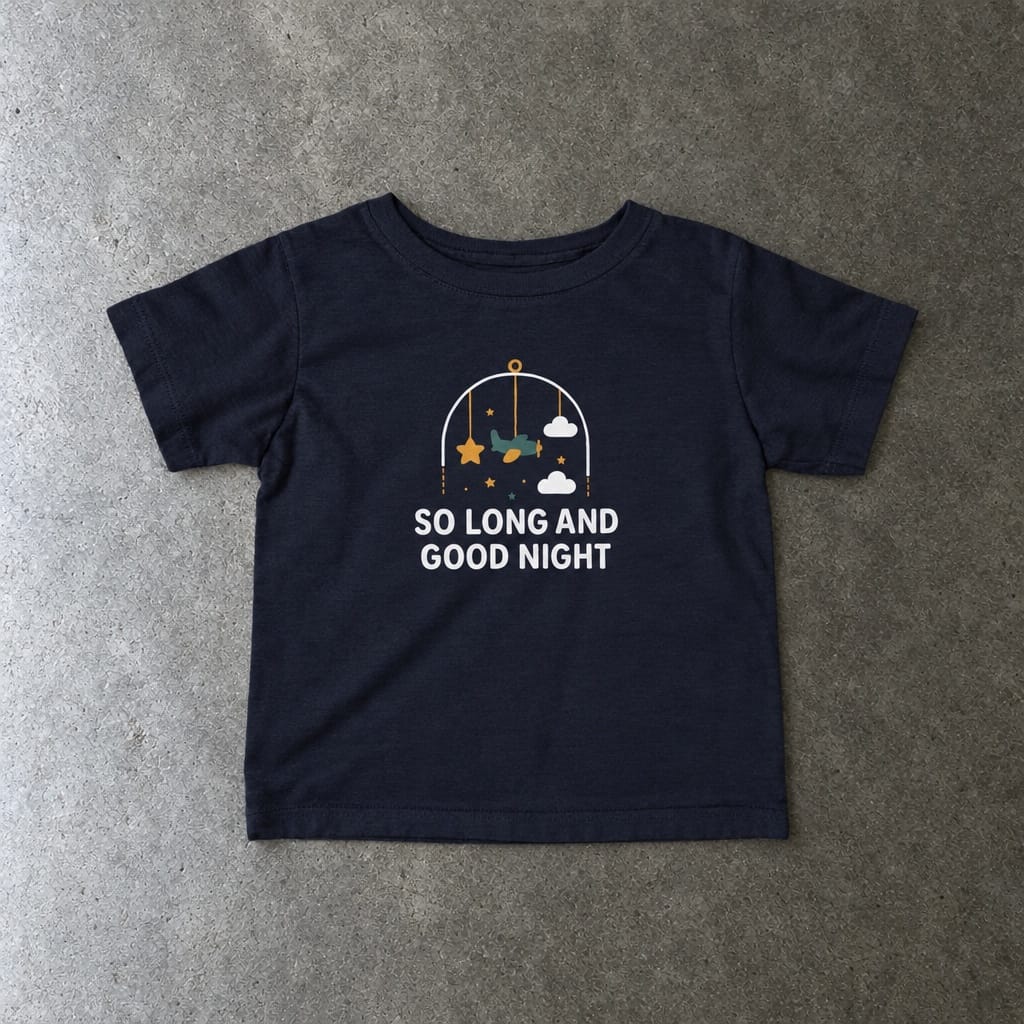 So Long and Good Night - Infant Tee Navy / 6M