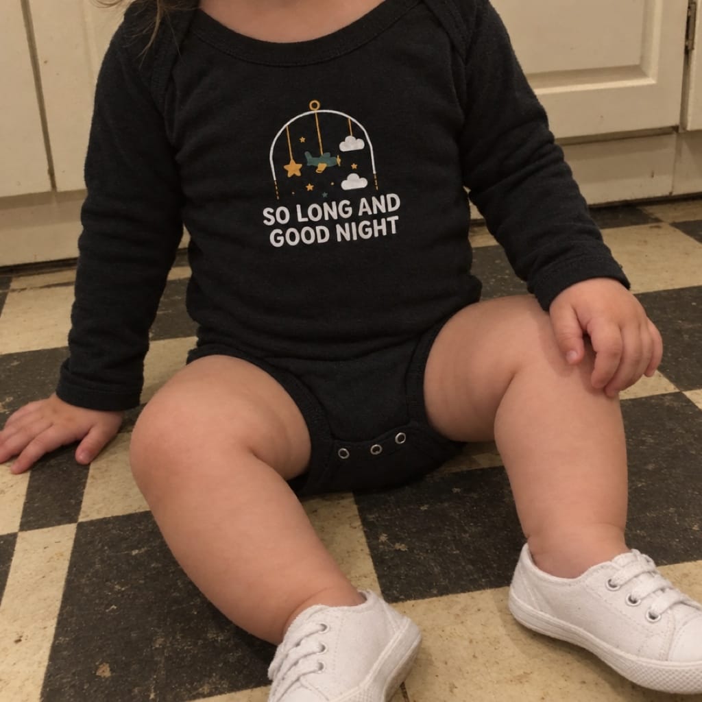 So Long and Good Night Long Sleeve Onesie - Long Sleeve Onesie