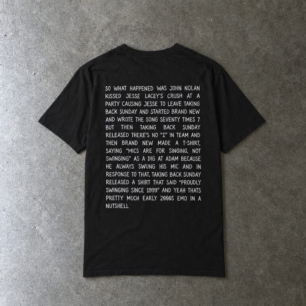 So What Happened Was John... Tee on Comfort Colors Black / S