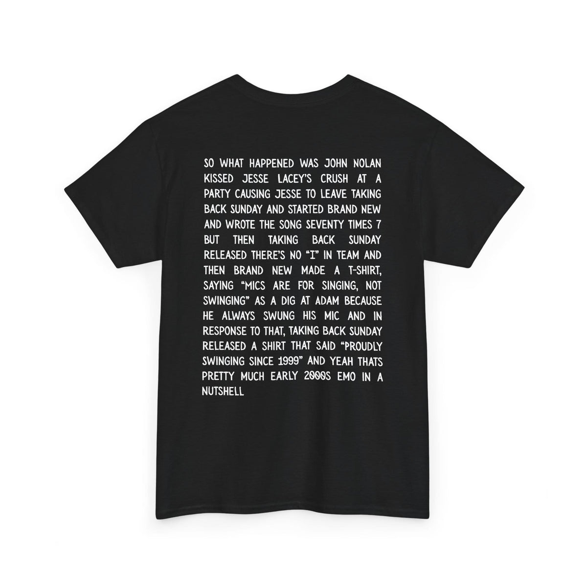 So What Happened Was John.... Tee S / Black
