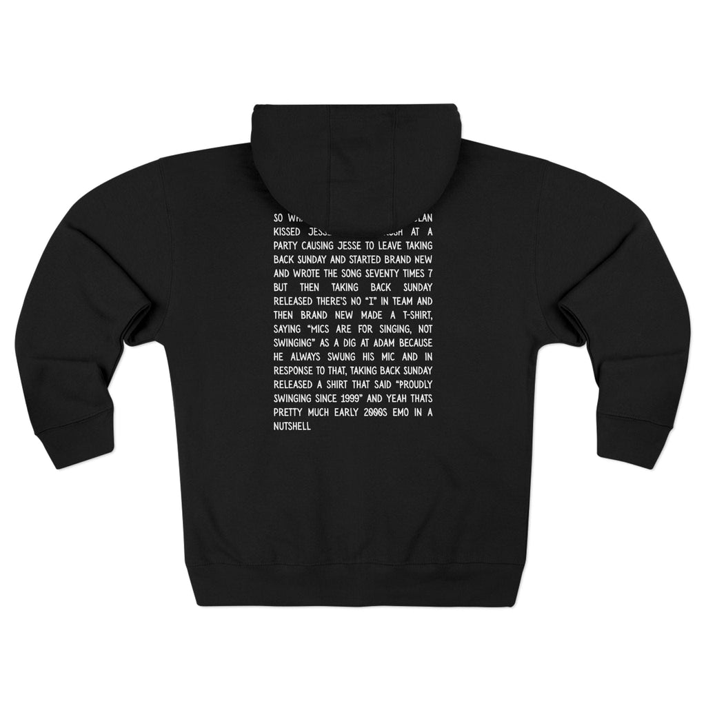 So what happened was John.... Zip-up Hoodie S / Black