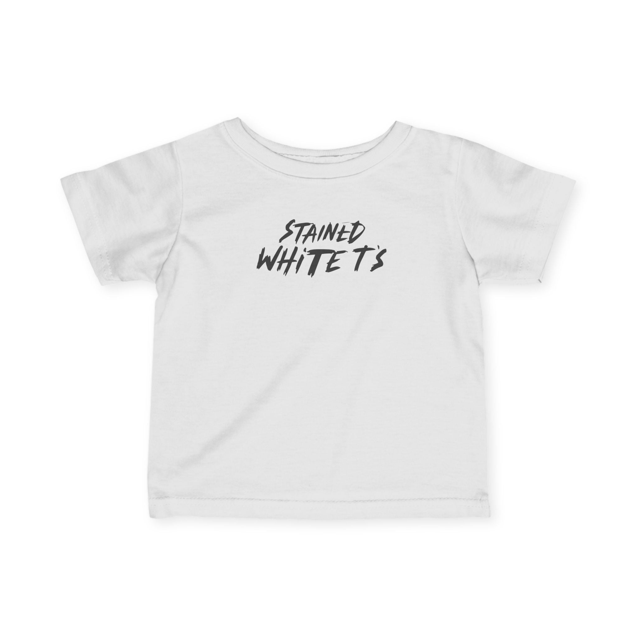Stained White T's - Infant Tee White / 6M